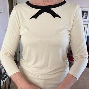 Lynn Ritchie Jersey 3/4 sleeve blouse